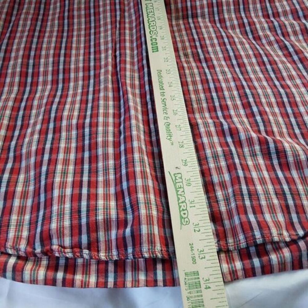 Ralph Lauren Sport Mens XL Red Plaid Button Down Long Sleeve Causal Oxford - Picture 4 of 5